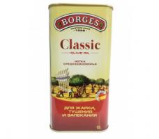 Масло оливковое BORGES Classic 100% ж/б, 1л.