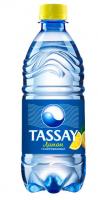 Тассай (TASSAY) 0,5 л. минеральная со вкусом лимона газированная ПЭТ (12шт)