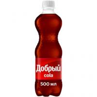 Напиток Добрый Кола газированный 0,5л ПЭТ (24)